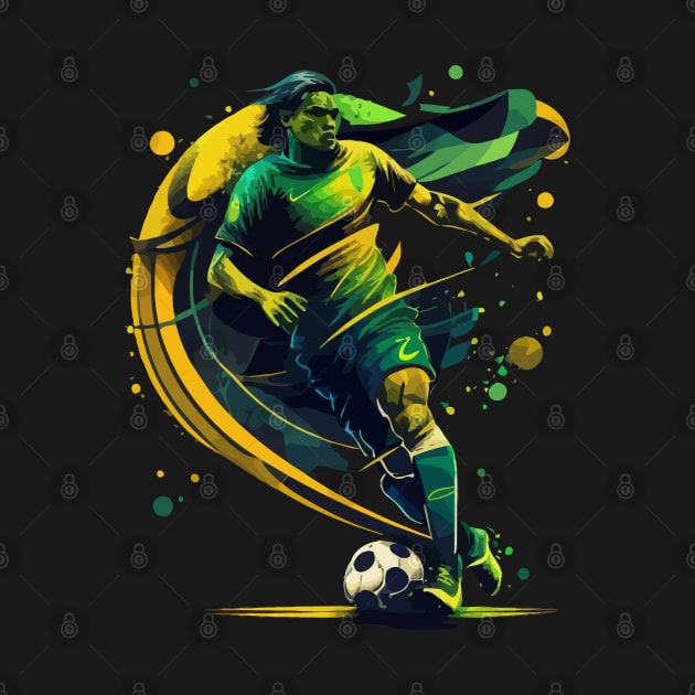 Brazil Soccer Quality Art Design by AlNoah