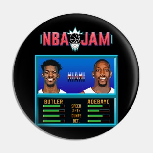 NBA JAM - Miami Basketball Pin