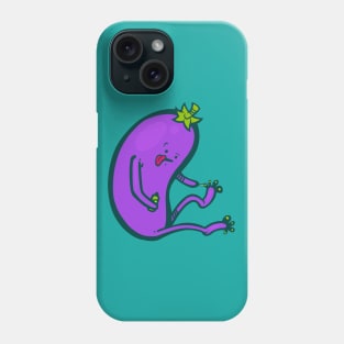 Eggplant Pedicure Phone Case