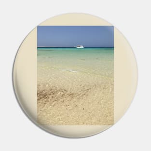 Yacht Sea Print Pin