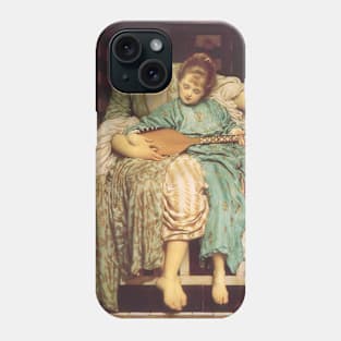 The Music Lesson by Lord Frederic Leighton Phone Case