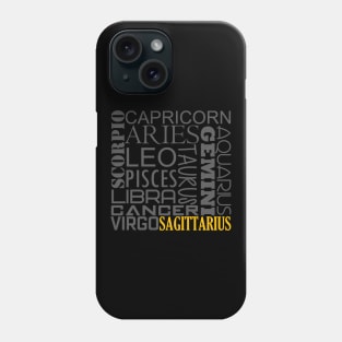 Sagittarius Zodiac Montage Phone Case