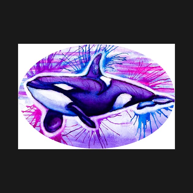 Color Splash Orca by AcaciaRogers