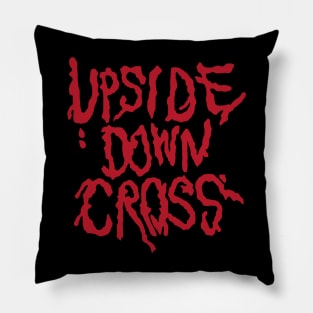 Upside Down Cross Pillow