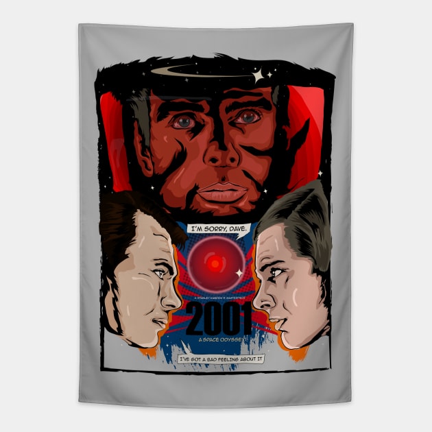 2001 A Space Odyssey Infinity Tapestry by shieldjohan