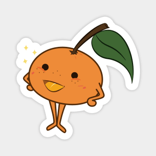 Kawaii Cute Tangerine fruit Magnet