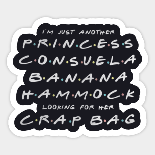 Free Free 242 Friends Princess Consuela Banana Hammock Cast SVG PNG EPS DXF File