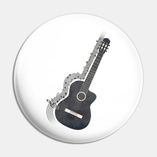 Guitar - Music Collection Pin