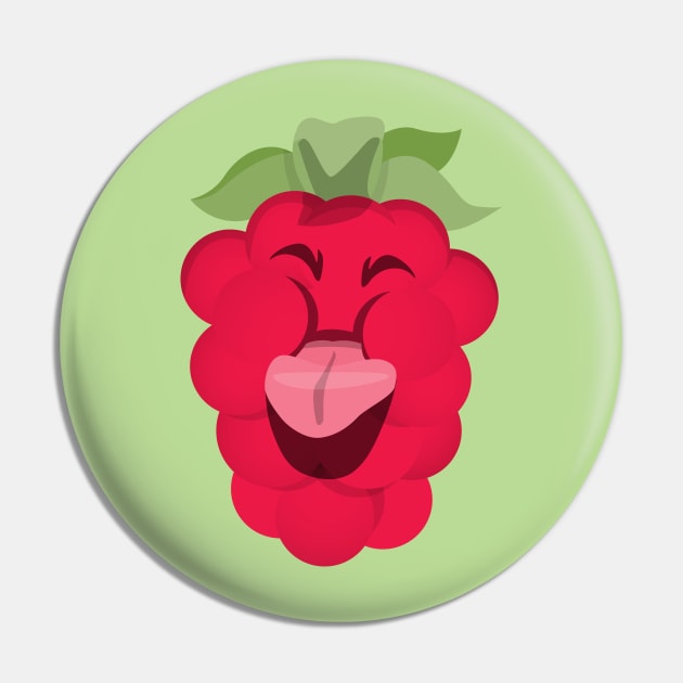 Raspberries II Pin by slugbunny