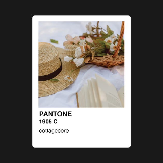 Pantone Cottagecore Aesthetic Sticker and Phone Case by emmalouvideos