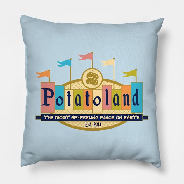 Potatoland Pillow by ThisIsFloriduhMan