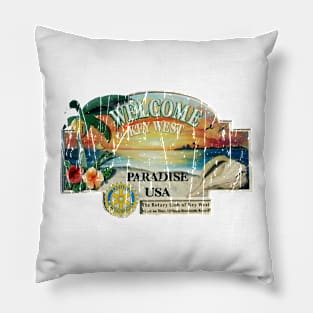 WELCOME TO KEY WEST FLORIDA Pillow