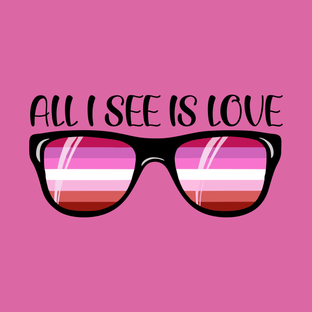 Lipstick Lesbian Sunglasses - Love by Blood Moon Design