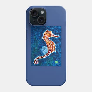 Southbound Seahorse Watercolor Phone Case