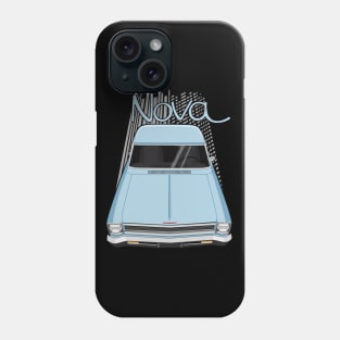 Chevrolet Nova 1966 - 1967 - nantucket blue Phone Case