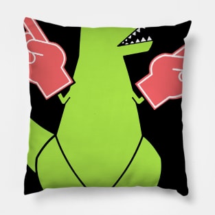 Yay Big Hand Funny T-rex Gift T-shirt For Lover Pillow