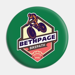 Bethpage Bike Path Small Version Pin