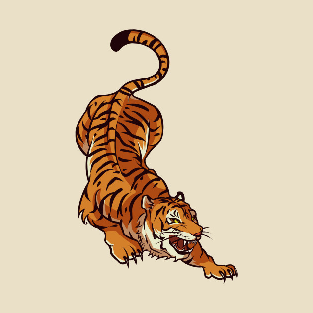 Tiger Ambush - Tiger - Phone Case