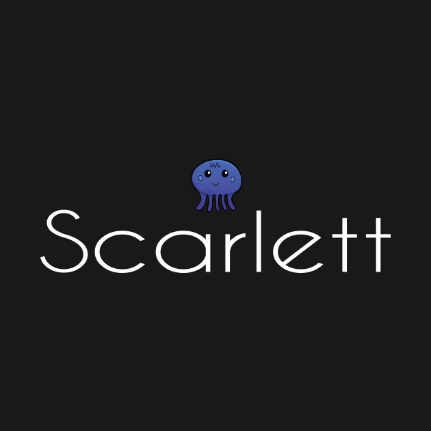 Scarlett Cute Squid Cartoon by ProjectX23Red