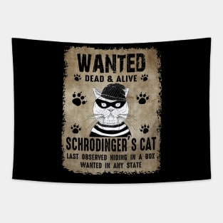 Schrodinger's-Cat-Wanted Tapestry