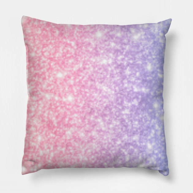 pink glitter pillow