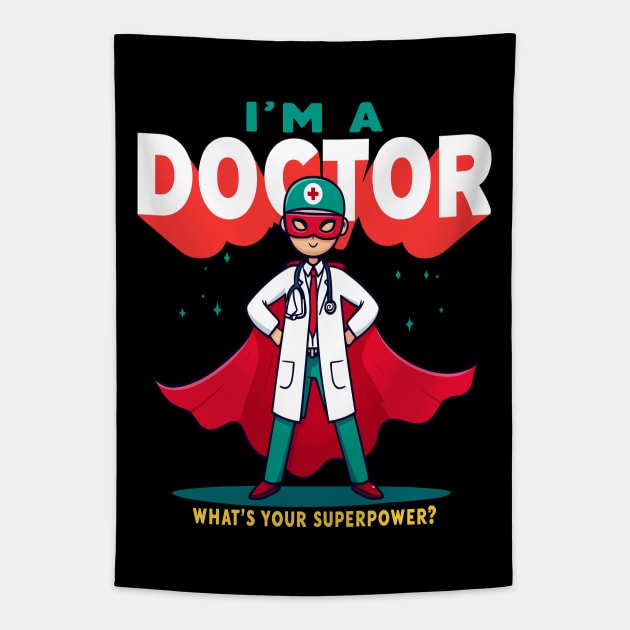 Superhero Healer Tapestry by maknatess