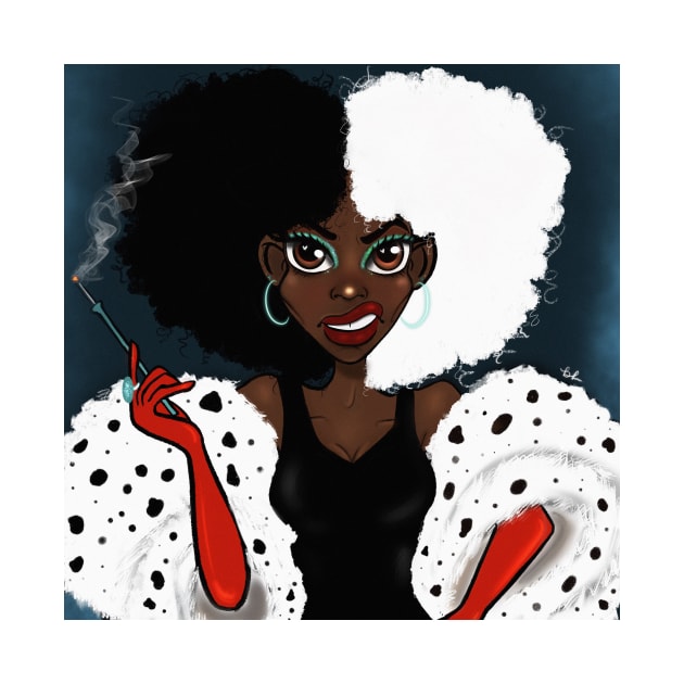 Cruella by bananapeppersart