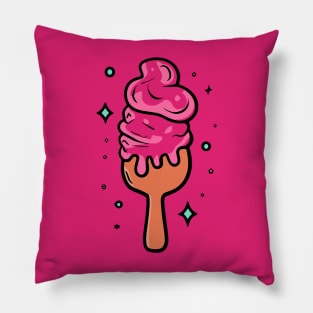 Raspberry Sorbet Pillow