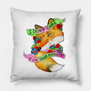 Feminist Fox (v2) Pillow