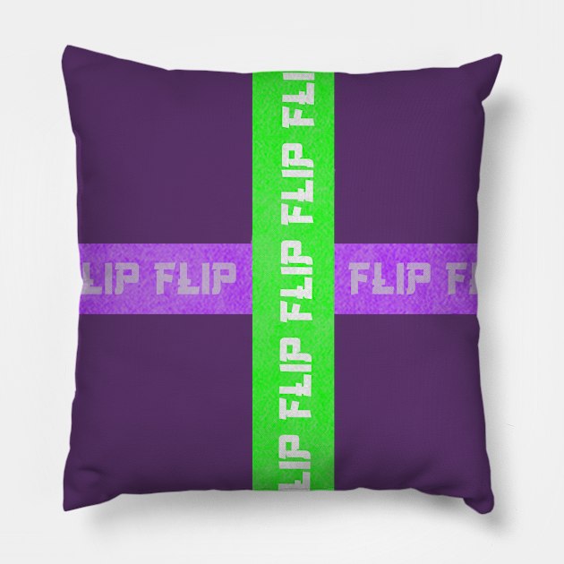 Flip(Official Flip Merch) Pillow by Punk Rap 