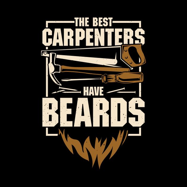 Carpentry Beard Bearded Carpenter Gift by Dolde08