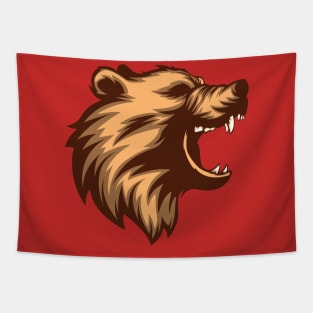 Screaming Bear Tapestry