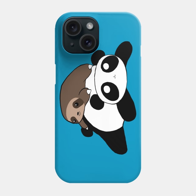 Little Sloth and Panda Phone Case by saradaboru