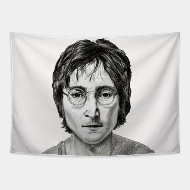 John Lennon Tapestry by SisiArtist