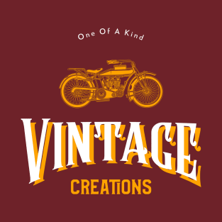 Motorcycle One of a Kind, Vintage, Creations T-Shirt