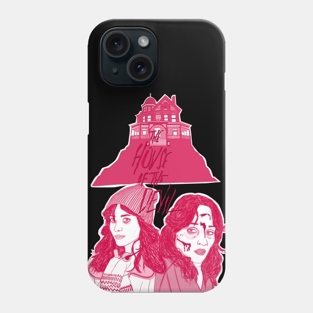 The House of the Devil Phone Case by attackofthegiantants