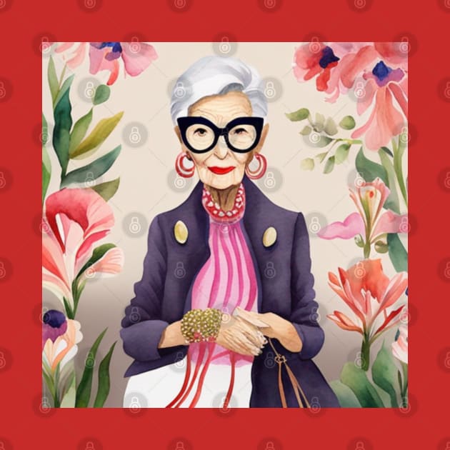 Iris Apfel by DarkAngel1200