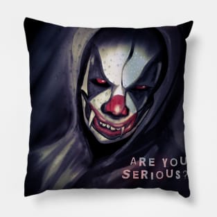 Darkest clown Pillow