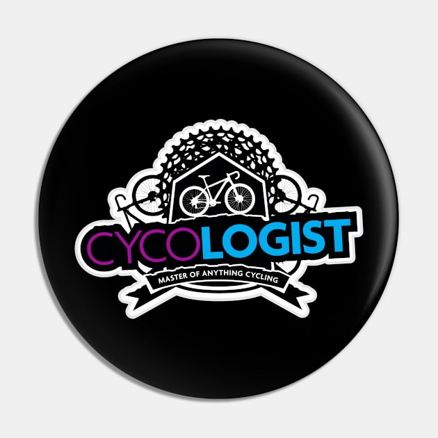 Cycologist - Master of Anything Cycling v1 Pin by Design_Lawrence