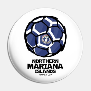 Northern Mariana Islands Football Country Flag Pin