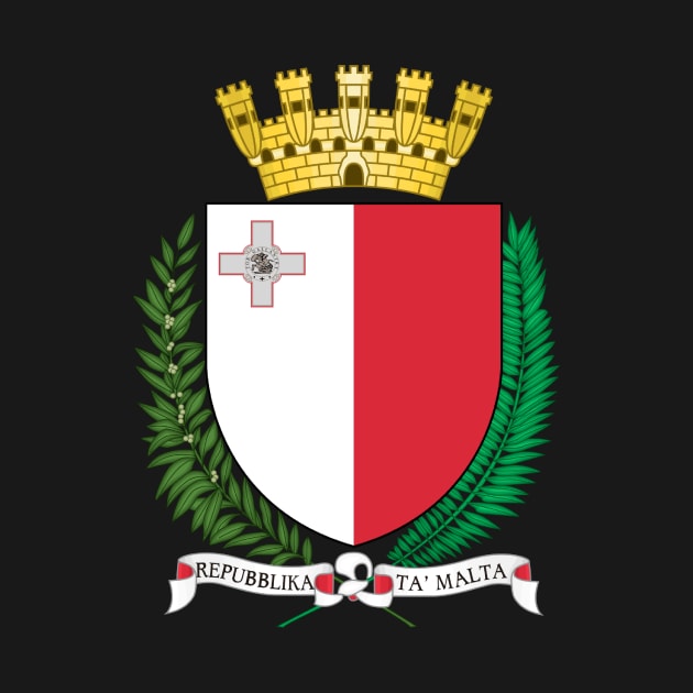 Coat of arms of Malta by Wickedcartoons