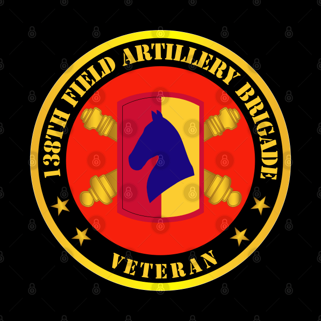 138th Field Artillery Bde SSI w Branch - Veteran by twix123844