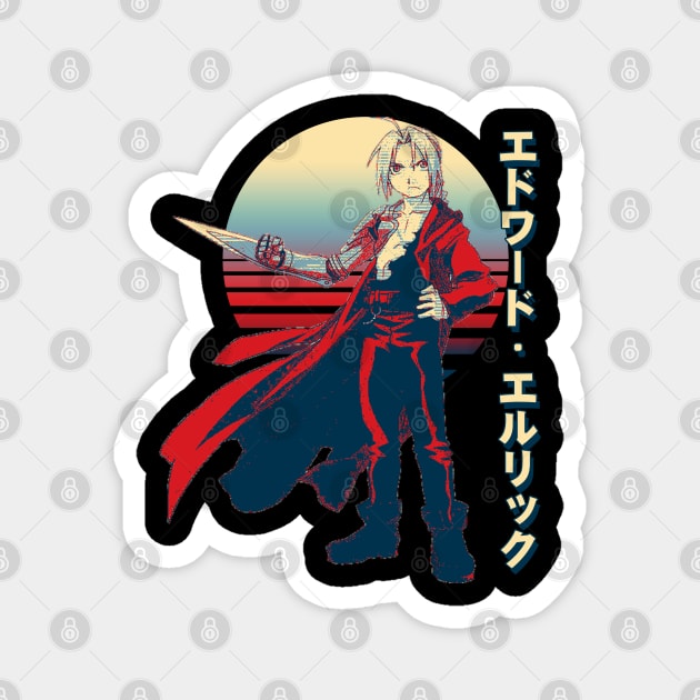 Edward Elric Magnet by Retrostyle