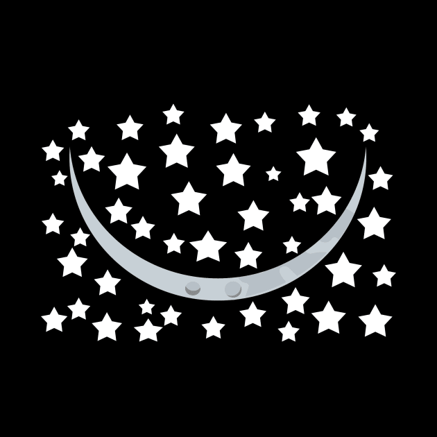 young moon smile star face mask gift by T-shirt verkaufen