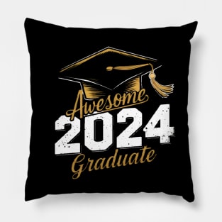 Awesome Graduate 2024 Pillow