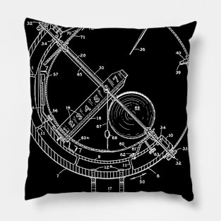 Ancient vintage solar science instrument poster Pillow