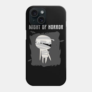 Night of Horror halloween mummy Phone Case