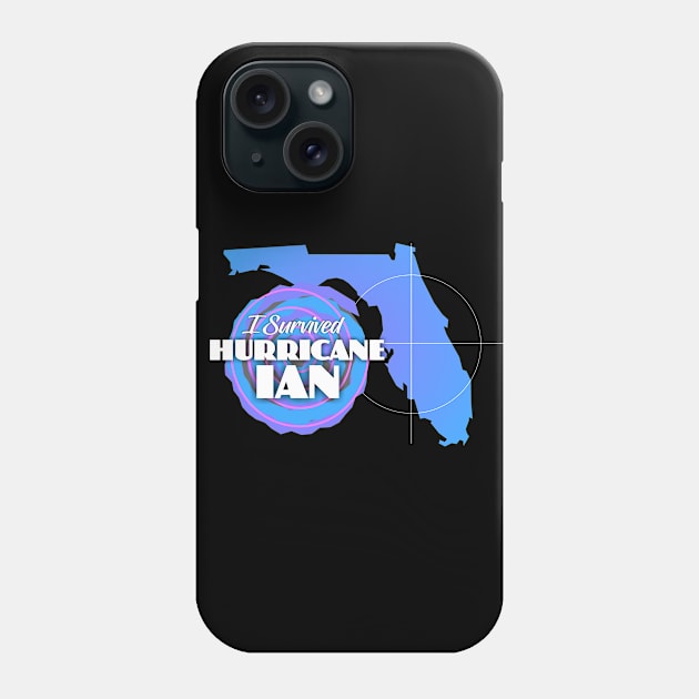 I survived Hurricane Ian Phone Case by Dale Preston Design