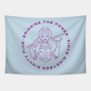 BRINGING THE POWER PURPLE Tapestry