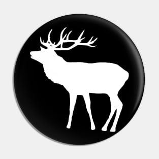 deer, stag, animal, antler, hunting, hunter Pin